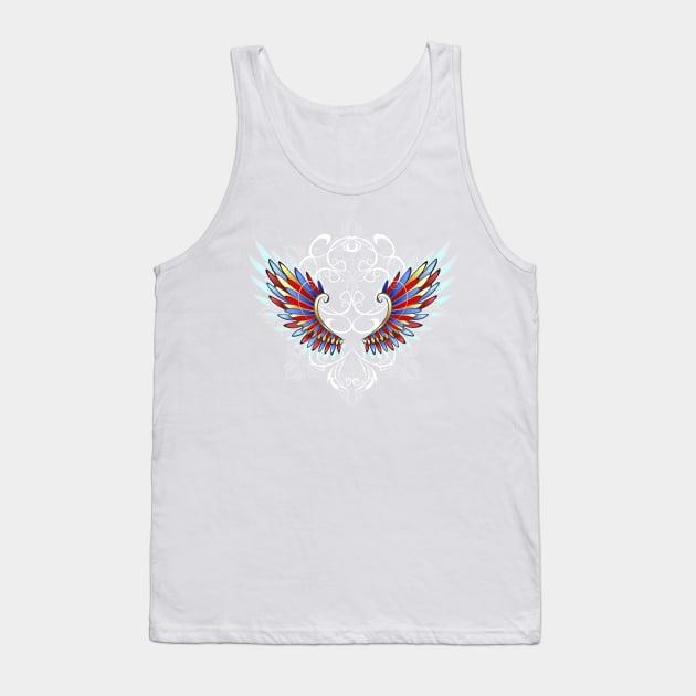 Stained Glass Wings ( Rainbow Wings ) Tank Top by Blackmoon9